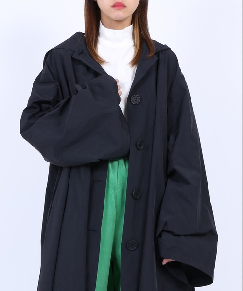 PUNYUS（プニュズ）の「ハイネックロンＴ（Tシャツ/カットソー・レディース・ブラック/ホワイト・1/4/3/2）」の14枚目の写真