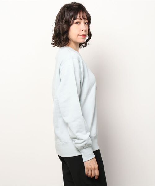 Lee(リー)の「【Lee】デニムポケットリメイク風スウェットプルオーバー トレーナー LT2967(スウェット・レディース・ブラック/グレー/ブルー/スモークピンク・S/M/L/XL)」の5枚目の写真