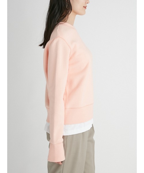 Mila Owen（ミラオーウェン）の「袖スリットトレーナー×カットドッキングトップス（スウェット・レディース・ベージュ/カーキ/グレー/ピンク・0/1）」の13枚目の写真