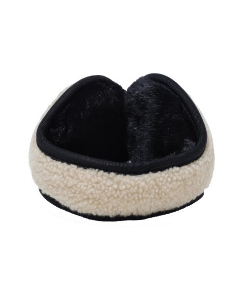 NEW ERA（ニューエラ）の「【NEW ERA】イヤーマフ ボア [BSC]（イヤーマフ・メンズ・ベージュ/ブラック・ONESIZE）」の7枚目の写真