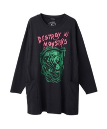 HYSTERIC GLAMOUR | DESTROY ALL MONSTERS /MONSTERS MADNESS ワンピース(ワンピース)