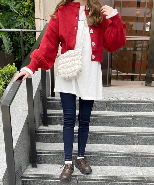 Heather(ヘザー)の「あいねねロゴユルTEE 257755(Tシャツ/カットソー・レディース・オフホワイト/ベージュ/チャコールグレー・FREE)」の14枚目の写真