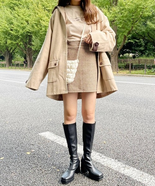 Heather(ヘザー)の「あいねねロゴユルTEE 257755(Tシャツ/カットソー・レディース・オフホワイト/ベージュ/チャコールグレー・FREE)」の20枚目の写真