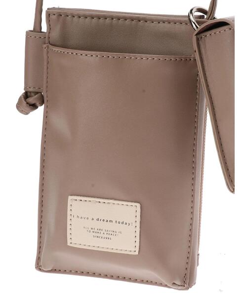 koe（コエ）の「マルチスマホウォレットショルダー*（スマホケース/カバー・レディース・ブラック/アイボリー/グレイッシュベージュ・FREE）」の11枚目の写真