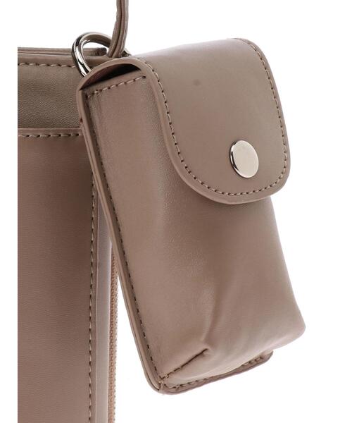 koe（コエ）の「マルチスマホウォレットショルダー*（スマホケース/カバー・レディース・ブラック/アイボリー/グレイッシュベージュ・FREE）」の12枚目の写真