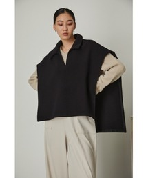 RIM.ARK（リムアーク）の「Stand collar poncho（ポンチョ