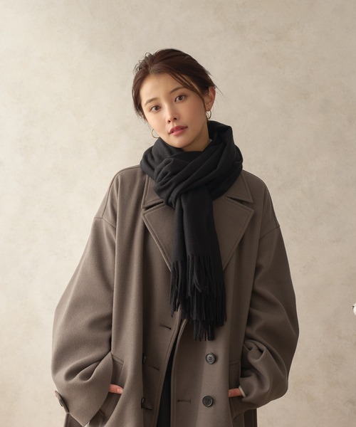 fupel（フぺル）の「ダブルチェスターコート（チェスターコート・レディース・ブラック/モカ・SMALL/MEDIUM）」の11枚目の写真