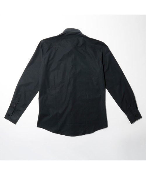 BURBERRY(バーバリー)の「BURBERRY CHATFIELD SHIRTS バーバリー チャットフィールド 前立てロゴ シャツ(シャツ/ブラウス・メンズ・ブラック・MEDIUM)」の2枚目の写真