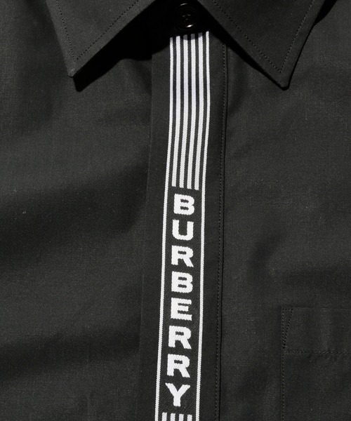 BURBERRY(バーバリー)の「BURBERRY CHATFIELD SHIRTS バーバリー チャットフィールド 前立てロゴ シャツ(シャツ/ブラウス・メンズ・ブラック・MEDIUM)」の11枚目の写真