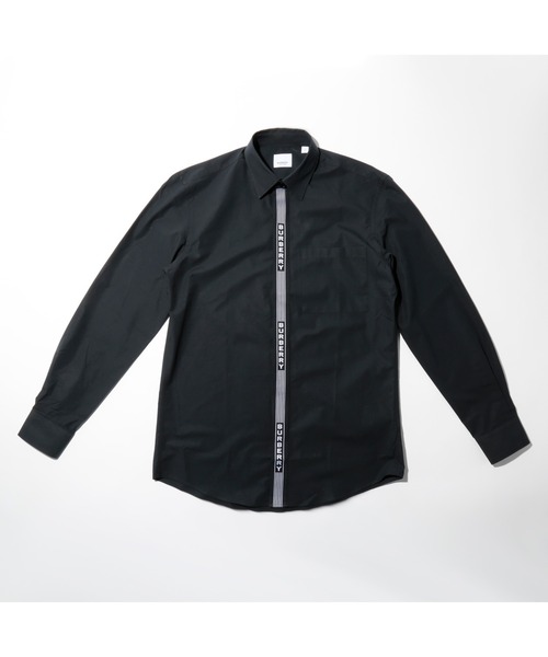 BURBERRY(バーバリー)の「BURBERRY CHATFIELD SHIRTS バーバリー チャットフィールド 前立てロゴ シャツ(シャツ/ブラウス・メンズ・ブラック・MEDIUM)」の5枚目の写真