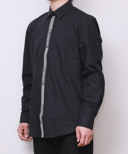 BURBERRY(バーバリー)の「BURBERRY CHATFIELD SHIRTS バーバリー チャットフィールド 前立てロゴ シャツ(シャツ/ブラウス・メンズ・ブラック・MEDIUM)」の6枚目の写真