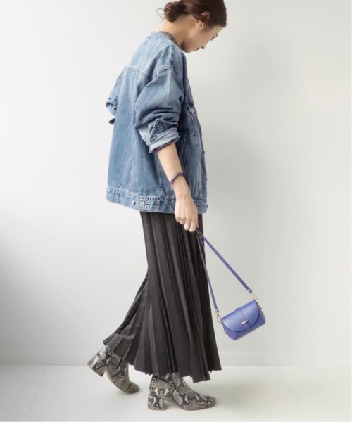 ノーカラー　デニムジャケット　JOURNAL STANDARD relume JOURNAL STANDARD relume - JOURNAL STANDARD デニムジャケット