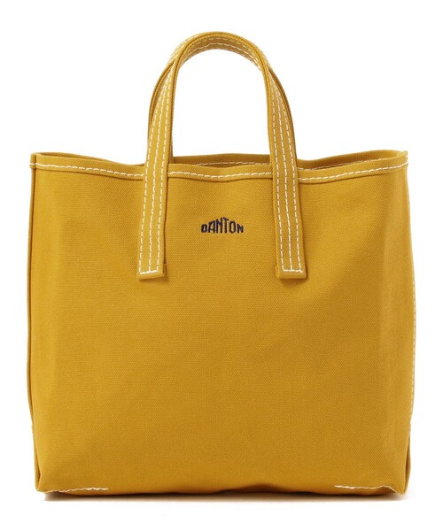 Ray BEAMS（レイビームス）の「DANTON / キャンバズ トートバッグ（トートバッグ・レディース・ブラック/レッド/マスタード/チャコールグレー/ダークグリーン/オレンジ系/グリーン/イエロー/ホワイト・ONE SIZE）」の12枚目の写真