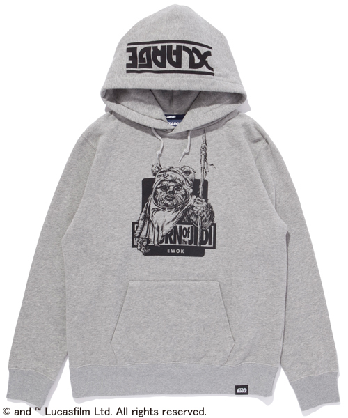 XLARGE（エクストララージ）の「EWOK PULLOVER HOOD SWEAT / スター