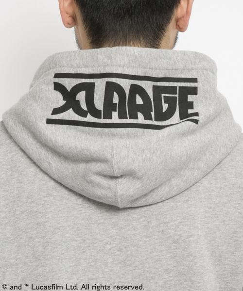 XLARGE（エクストララージ）の「EWOK PULLOVER HOOD SWEAT / スター