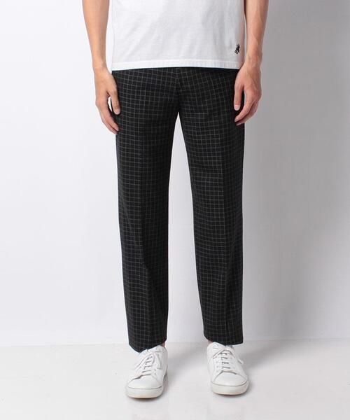 agnes b.（アニエスベー）の「CZ41 PANTALON チェックロングパンツ（スラックス・メンズ・ブラック・40/38/42/36）」の2枚目の写真