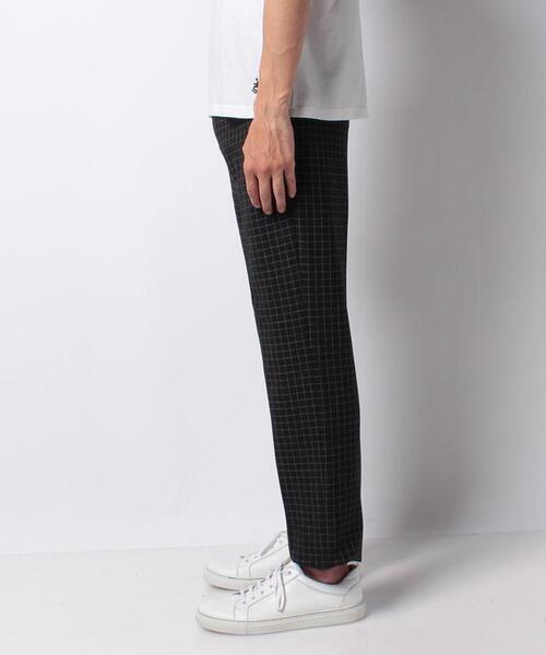 agnes b.（アニエスベー）の「CZ41 PANTALON チェックロングパンツ（スラックス・メンズ・ブラック・40/38/42/36）」の3枚目の写真