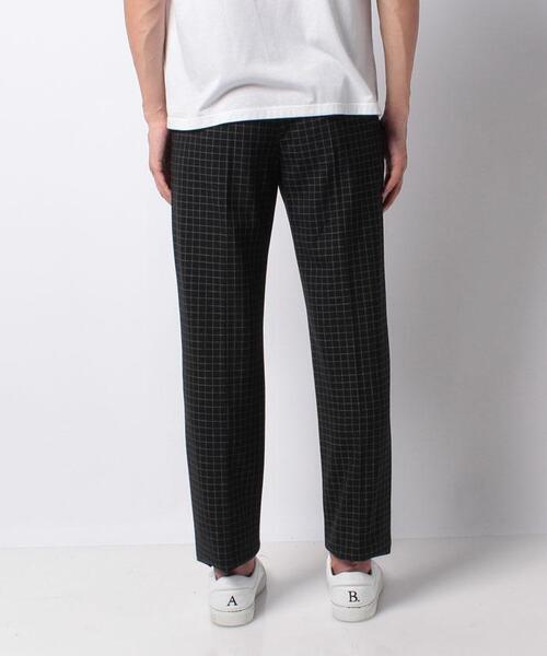 agnes b.（アニエスベー）の「CZ41 PANTALON チェックロングパンツ（スラックス・メンズ・ブラック・40/38/42/36）」の4枚目の写真