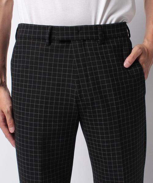 agnes b.（アニエスベー）の「CZ41 PANTALON チェックロングパンツ（スラックス・メンズ・ブラック・40/38/42/36）」の5枚目の写真