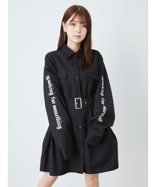 セール ワンピース ロゴプリントシャツワンピース ワンピース ワンピース ドレス エーエヌケー ジェイミーエーエヌケー のワンピース ロゴ プリントシャツワンピース をセール価格で購入できます Ailand Jamie エーエヌケー ジェイミーエー