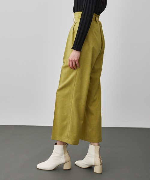 UNITED TOKYO（ユナイテッドトウキョウ）の「ボールドタックパンツ（その他パンツ・レディース・ブラック/グリーン・1/2）」の5枚目の写真