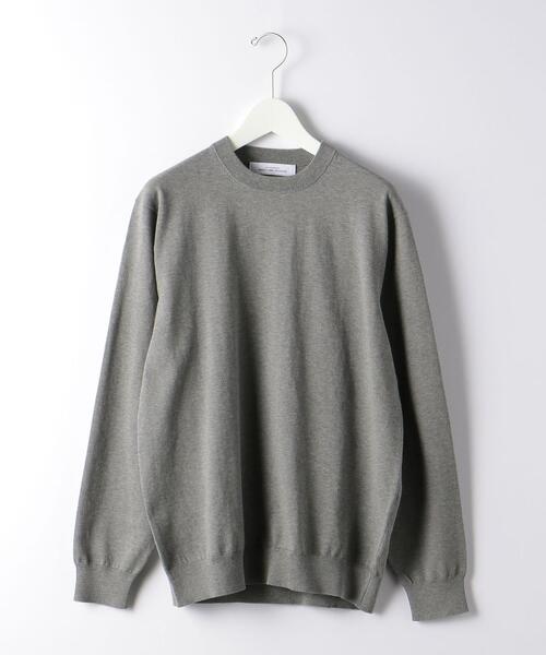 green label relaxing（グリーンレーベルリラクシング）の「天竺 クルーネック ニット -ウォッシャブル-（ニット/セーター・メンズ・ベージュ/グレー/ネイビー・S/XL/L/M）」の11枚目の写真