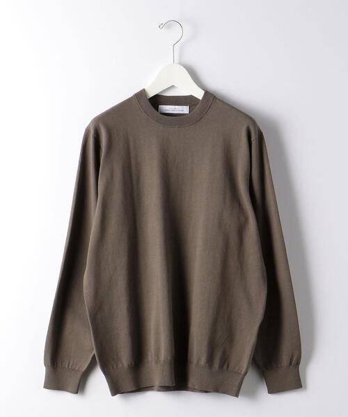 green label relaxing（グリーンレーベルリラクシング）の「天竺 クルーネック ニット -ウォッシャブル-（ニット/セーター・メンズ・ベージュ/グレー/ネイビー・S/XL/L/M）」の18枚目の写真