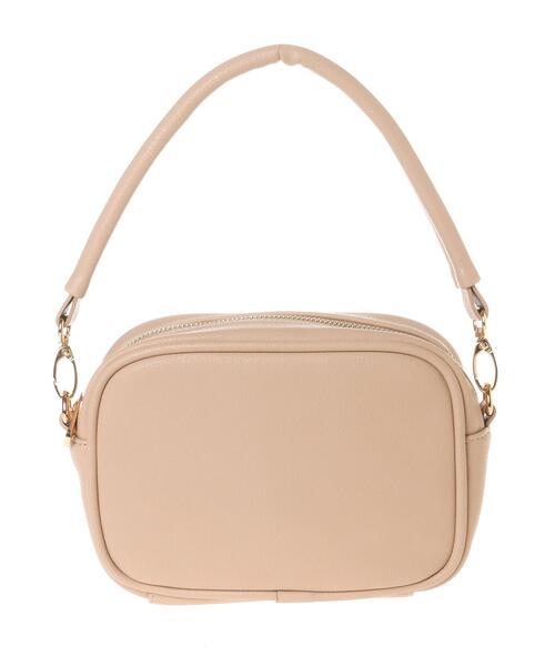 MLI'A(エムリア)の「2WAYスクエアショルダーBAG(トートバッグ・レディース・ブラック/アイボリー・ONE SIZE)」の3枚目の写真