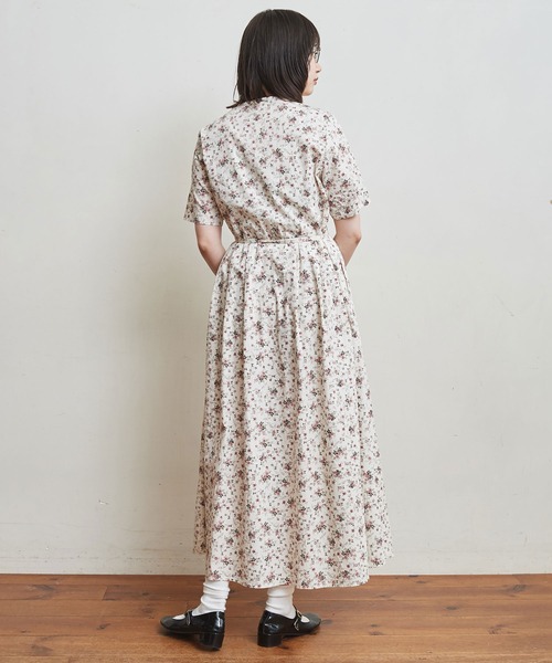 希少　フィグロンドン　figlondon オーバーオール　総柄　グリーン 50%OFF】fig london フィグロンドン LINEN grass river dress 70