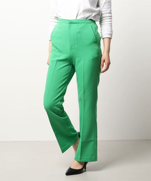 COLONY 2139(コロニートゥーワンスリーナイン)の「ストレッチイージーケアパンツ(フレア)/フレアパンツ(その他パンツ・レディース・ブラック/グリーン/キャメル・LARGE/SMALL/MEDIUM)」の7枚目の写真