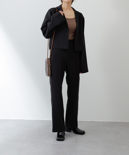 COLONY 2139(コロニートゥーワンスリーナイン)の「ストレッチイージーケアパンツ(フレア)/フレアパンツ(その他パンツ・レディース・ブラック/グリーン/キャメル・LARGE/SMALL/MEDIUM)」の21枚目の写真