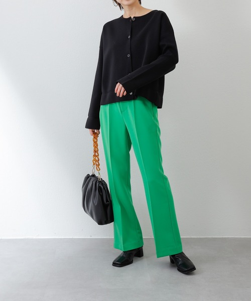 COLONY 2139(コロニートゥーワンスリーナイン)の「ストレッチイージーケアパンツ(フレア)/フレアパンツ(その他パンツ・レディース・ブラック/グリーン/キャメル・LARGE/SMALL/MEDIUM)」の5枚目の写真