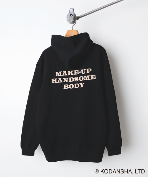 417 EDIFICE SELECT（フォーワンセブンエディフィスセレクト）の「【Hot-Dog PRESS / ホットドッグプレス】別注 COVER PHRASE SWEATパーカー（パーカー・メンズ・ブラック/グリーン・MEDIUM/LARGE）」の3枚目の写真