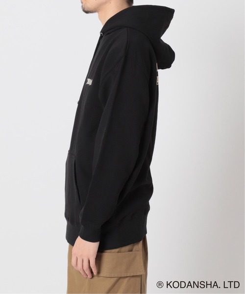 417 EDIFICE SELECT（フォーワンセブンエディフィスセレクト）の「【Hot-Dog PRESS / ホットドッグプレス】別注 COVER PHRASE SWEATパーカー（パーカー・メンズ・ブラック/グリーン・MEDIUM/LARGE）」の6枚目の写真