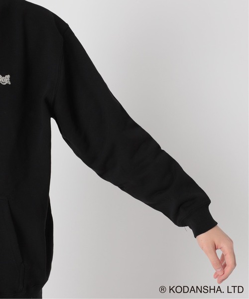 417 EDIFICE SELECT（フォーワンセブンエディフィスセレクト）の「【Hot-Dog PRESS / ホットドッグプレス】別注 COVER PHRASE SWEATパーカー（パーカー・メンズ・ブラック/グリーン・MEDIUM/LARGE）」の11枚目の写真