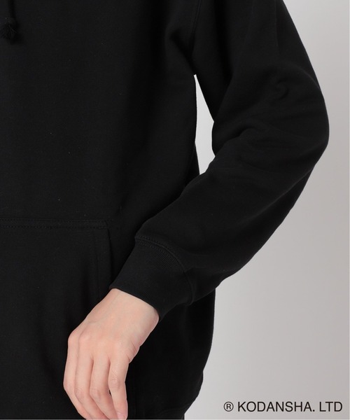 417 EDIFICE SELECT（フォーワンセブンエディフィスセレクト）の「【Hot-Dog PRESS / ホットドッグプレス】別注 COVER PHRASE SWEATパーカー（パーカー・メンズ・ブラック/グリーン・MEDIUM/LARGE）」の12枚目の写真