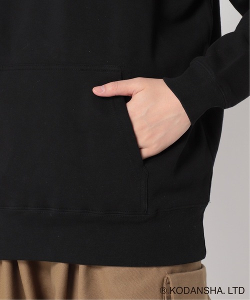 417 EDIFICE SELECT（フォーワンセブンエディフィスセレクト）の「【Hot-Dog PRESS / ホットドッグプレス】別注 COVER PHRASE SWEATパーカー（パーカー・メンズ・ブラック/グリーン・MEDIUM/LARGE）」の14枚目の写真