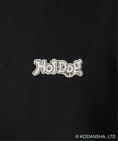 417 EDIFICE SELECT（フォーワンセブンエディフィスセレクト）の「【Hot-Dog PRESS / ホットドッグプレス】別注 COVER PHRASE SWEATパーカー（パーカー・メンズ・ブラック/グリーン・MEDIUM/LARGE）」の15枚目の写真