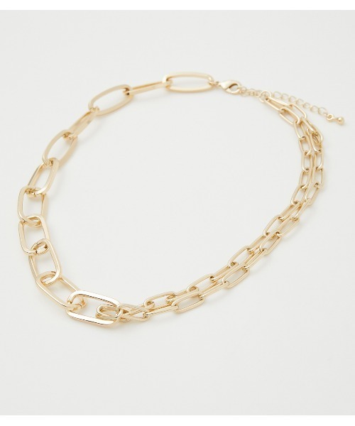 AZUL by moussy（アズールバイマウジー）の「LINK CHAIN NECKLACE/リンクチェーンネックレス（ネックレス・レディース・ゴールド系その他/シルバー・FREE）」の5枚目の写真