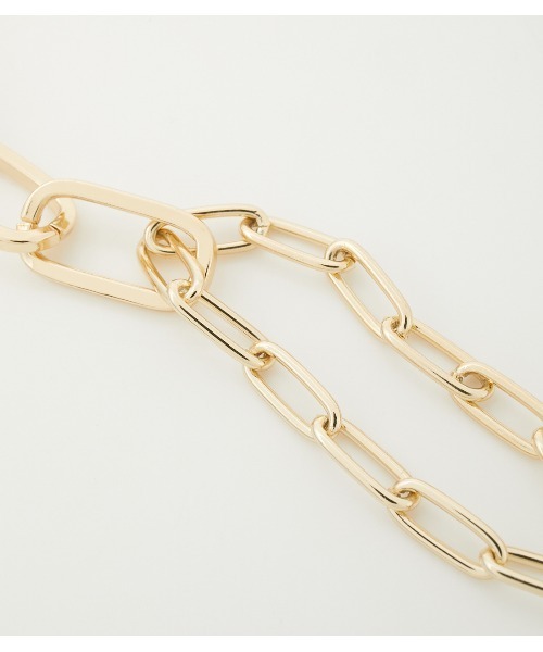 AZUL by moussy（アズールバイマウジー）の「LINK CHAIN NECKLACE/リンクチェーンネックレス（ネックレス・レディース・ゴールド系その他/シルバー・FREE）」の7枚目の写真