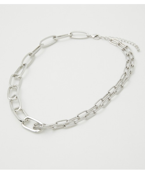 AZUL by moussy（アズールバイマウジー）の「LINK CHAIN NECKLACE/リンクチェーンネックレス（ネックレス・レディース・ゴールド系その他/シルバー・FREE）」の11枚目の写真