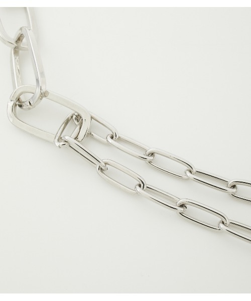 AZUL by moussy（アズールバイマウジー）の「LINK CHAIN NECKLACE/リンクチェーンネックレス（ネックレス・レディース・ゴールド系その他/シルバー・FREE）」の13枚目の写真