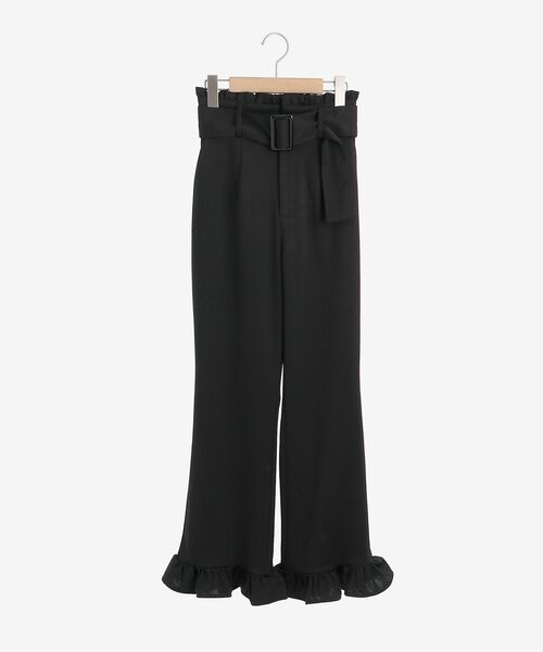 MAJESTIC LEGON(マジェスティックレゴン)の「プチフリルハイウエストパンツ(その他パンツ・レディース・ブラック/アイボリー・MEDIUM)」の20枚目の写真