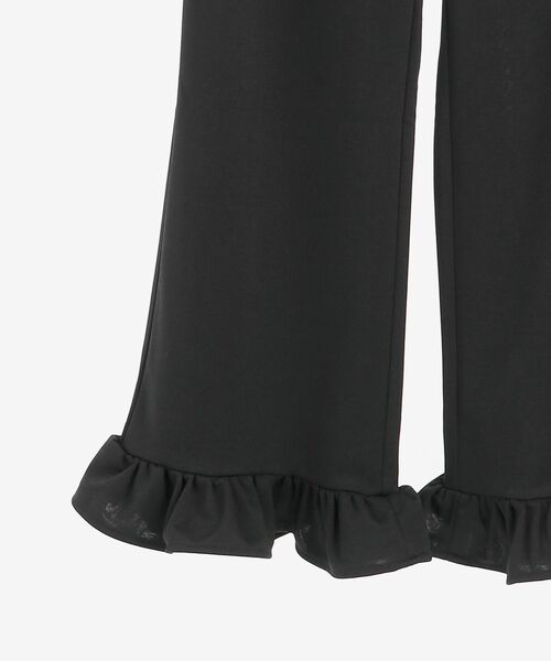 MAJESTIC LEGON(マジェスティックレゴン)の「プチフリルハイウエストパンツ(その他パンツ・レディース・ブラック/アイボリー・MEDIUM)」の15枚目の写真
