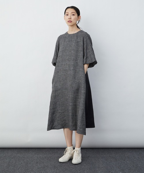 LOISIR（ロワズィール）の「リネンバルーンスリーブワンピース