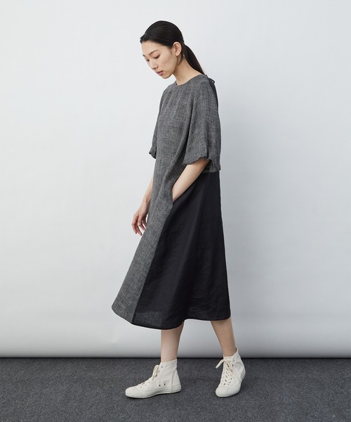 LOISIR（ロワズィール）の「リネンバルーンスリーブワンピース