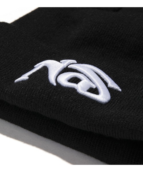 APPLEBUM（アップルバム）の「CUFF KNIT "Nas"（ニットキャップ/ビーニー・メンズ・ブラック・FREE）」の2枚目の写真