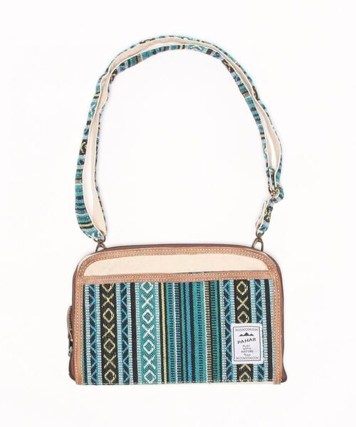 チャイハネ（チャイハネ）の「【チャイハネ】パハルマルチケース/ショルダーポーチ（パスポートケース・レディース・ホワイト/ネイビー/ブラウン/レッド/ブルー・FREE）」の17枚目の写真