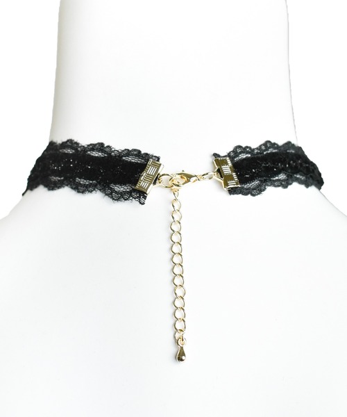 ROJITA（ロジータ）の「ハート＆しずくビジュチョーカー（チョーカー・レディース・ホワイト/ブラック・FREE）」の3枚目の写真