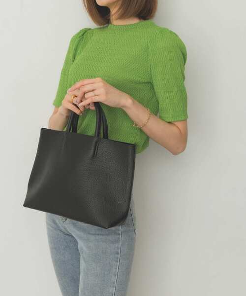 RODE SKO（ロデスコ）の「軽量シンプルトートバッグ（トートバッグ・レディース・グリーン/モカ/ホワイト系その他/ブラック・ONE）」の5枚目の写真